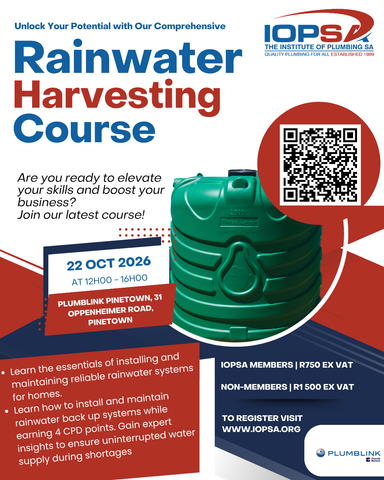 KZN - Rainwater Harvesting Course - 22 October 2026